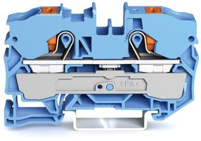Durchgangsklemme WAGO TopJob-S 10mm² 2L blau Serie 2210