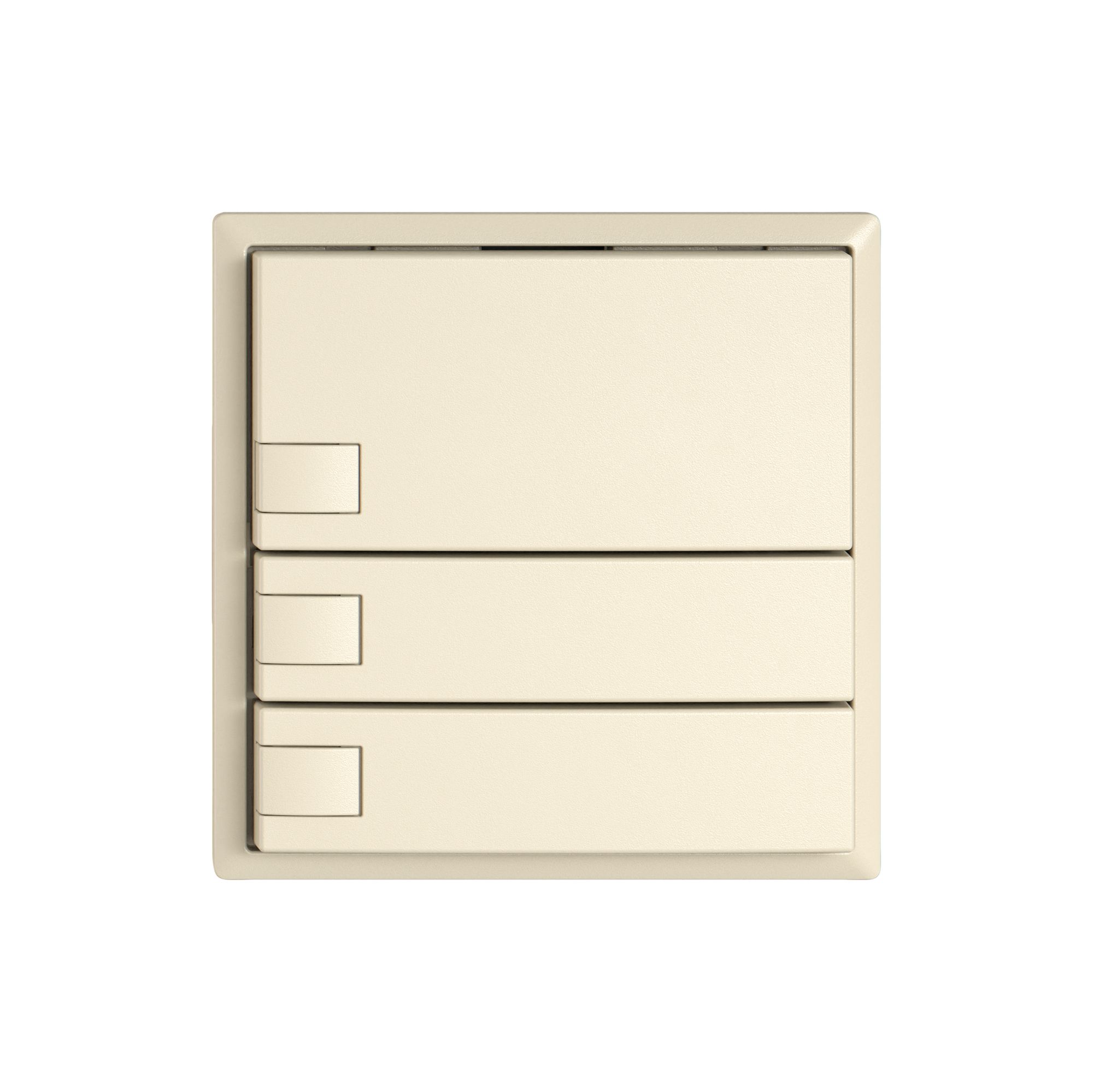 Pulsante KNX RGB EDIZIO.liv SNAPFIX® sensore temp.s.LED 3× com.1T cr