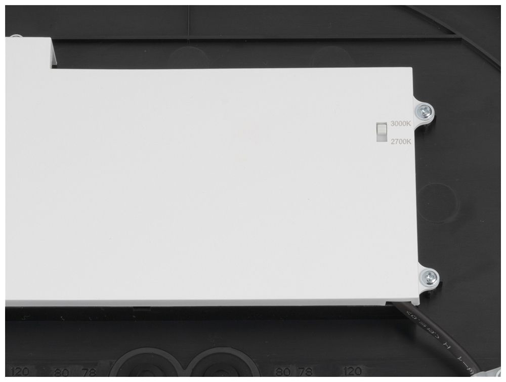 LED-Decken-/Wandleuchte SLV DECONA 42 23W 2170lm 927/930 IP44 DIM Ø420 schwarz