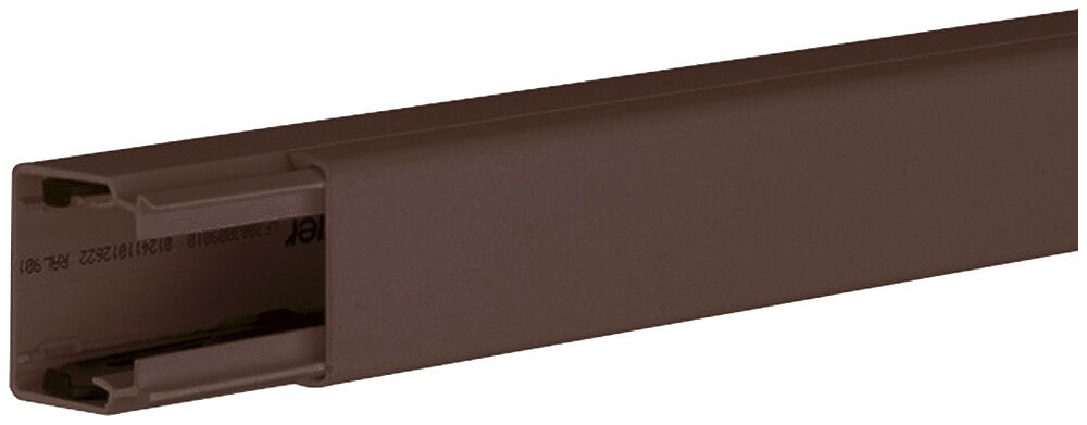 Canale d'installazione tehalit LF 30×30×2000mm (l×h×L) PVC marrone
