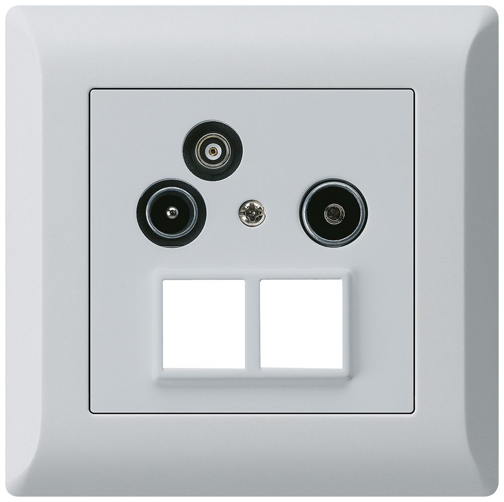 UP-Antennendose R/TV-Daten kallysto.line HMS 2GHz 10.5db hellgrau