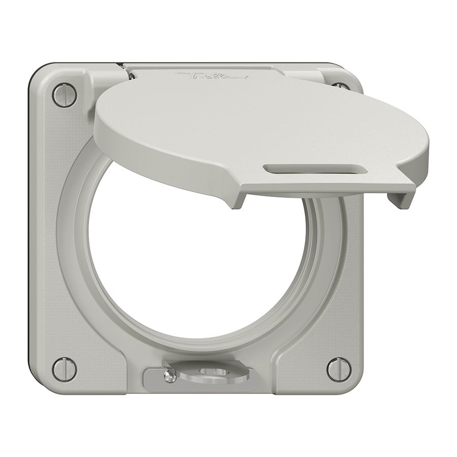 Couvercle avec clapet NEVO Ø60mm verrouillable grc (joint no)