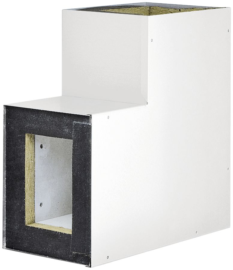 Angle plat tehalit FWK 90 E90/E30 100×160mm, blanc traffic