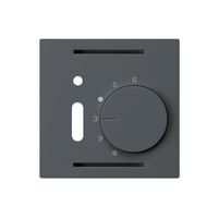 UP-Frontset kallysto anthrazit für Raumthermostat mit Schalter
