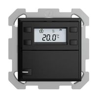 Pulsante RTH INC KNX 1×EDIZIOdue FM nero, con LED RGB