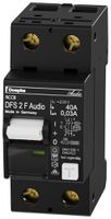 Interrupteur différentiel Doepke 40A 30mA audio RCCB type F, N gauche