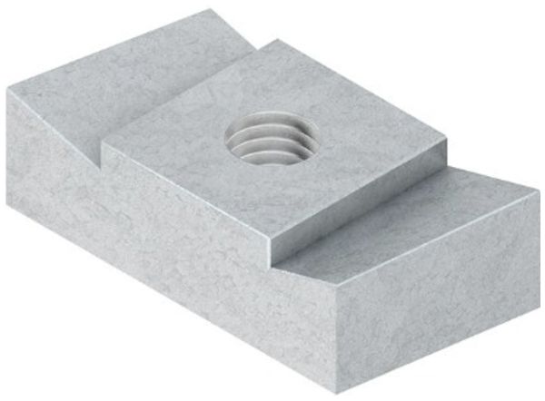 Gleitmutter Niedax, Gewinde M12, für Schlitzweiten 22mm, 26mm