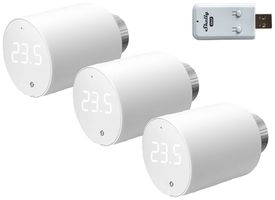 Kit servomoteur RF Shelly BLU TRV SET 3 BLE M30×1.5 1×adaptateur