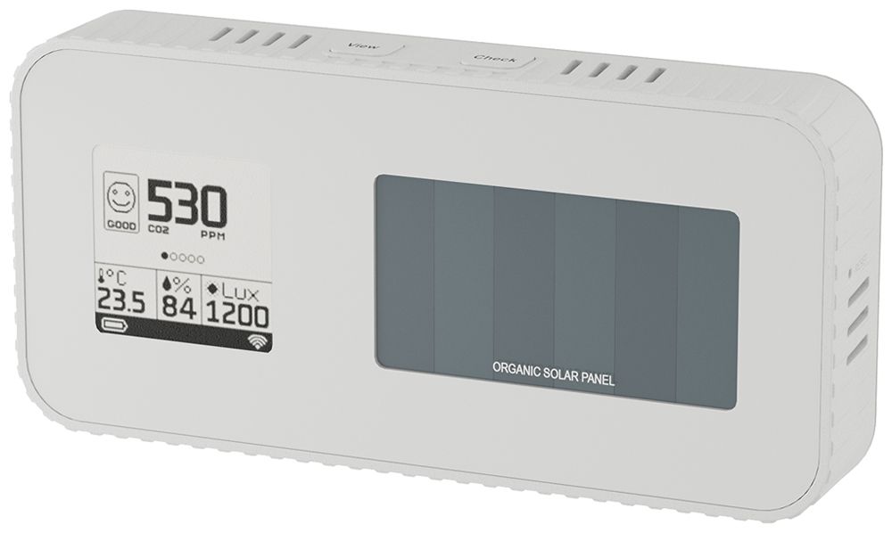 AP-RF-Multisensor Siemens QPA2822.EU CO2/rF/Temp/Helligkeit Solarpanel weiss