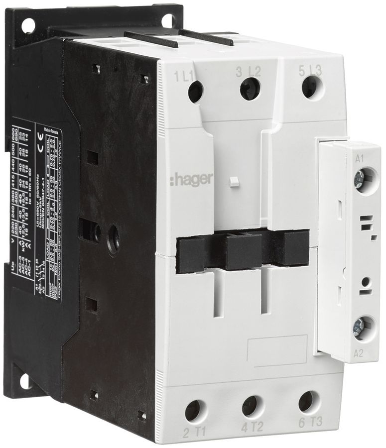 Leistungsschütz Hager 3P 72A bei AC-3 Spulenspannung 230VAC