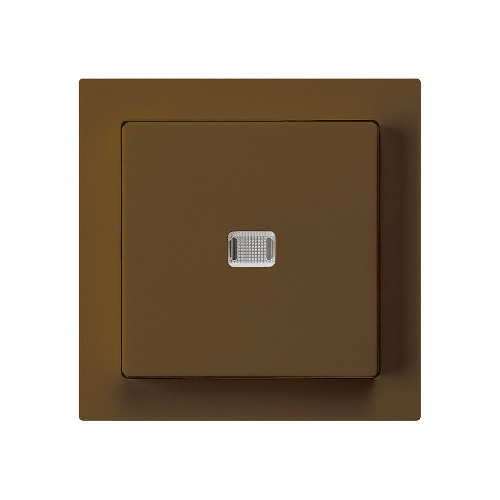 UP-Leuchtschalter kallysto 3/1L braun