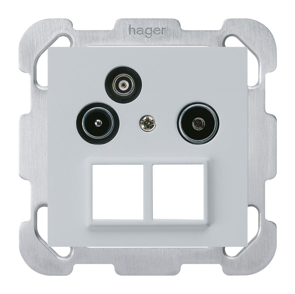 UP-Antennendose R/TV-Daten kallysto HMS B 2GHz 10.5db hellgrau