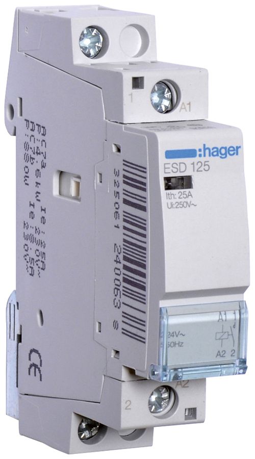 REG-Schütz Hager 24VAC 1 Schliesser 25A 1TE