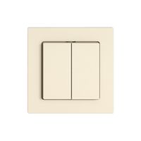 Montageset EDIZIO.liv SNAPFIX® f.Schalter&Taster unbel.m.2 Druckknöpfen cr