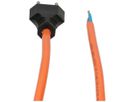 Anschlusskabel MH EXTEND PUR 10A 230V 2×1.5mm² Typ 11/frei 5m orange