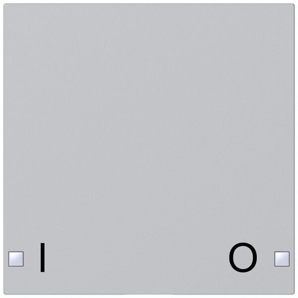 Taste SIDUS 1/2f zu Tastsensor mit Aufdruck I/O, alu