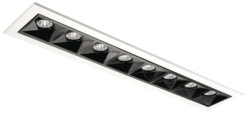 EB-LED-Deckenleuchte SG Inspire 17W 970lm 920…940 DALI 303×62mm weiss