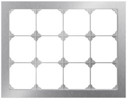 Cadre de recouvrement ENC EDIZIO.liv prestige SNAPFIX® 3×4 274×214mm acier af.Cr
