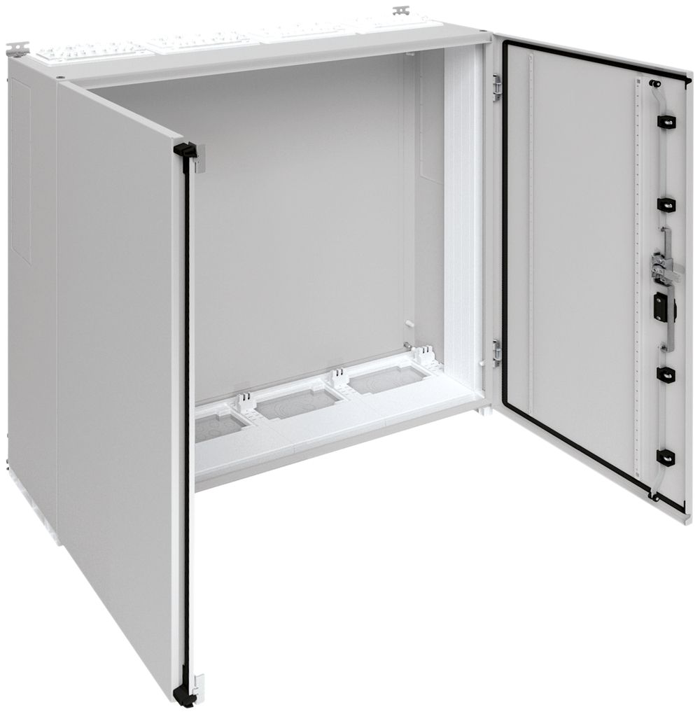 Armadio murale Hager univers con porta piena CP I IP55 1100×1050×275mm RAL 7035