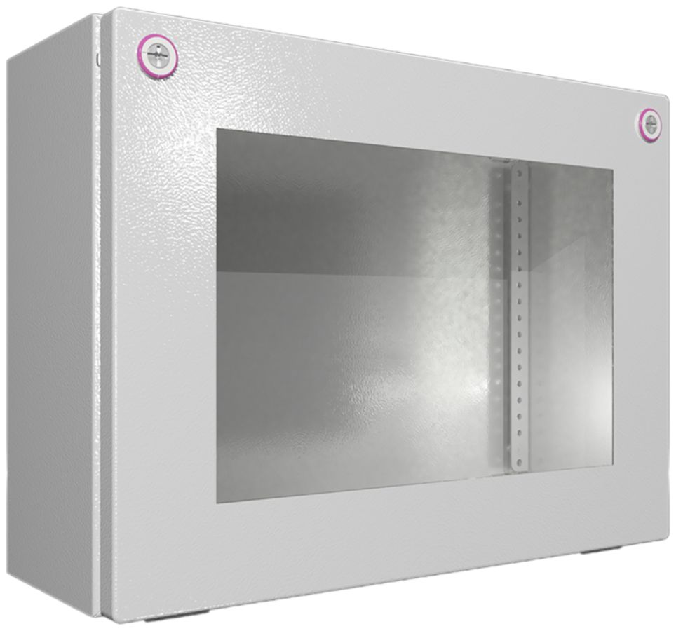 Kleingehäuse Rittal KX Bus, mit Sichtscheibe, IP65, 400×300×155mm, Stahlblech