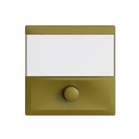 Taster mit Namensschild EDIZIOdue olive