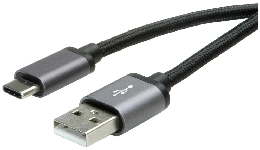 Cavo USB ROLINE USB-A/USB-C (USB 2.0) 480Mbit/s nero 3m