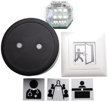 Eintrittsampel-Set 1 ALADIN mit Design-Pultsender + UP-Eintrittsampel / EnOcean