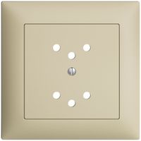 Frontset EDIZIOdue vanille 88×88mm 2×T12