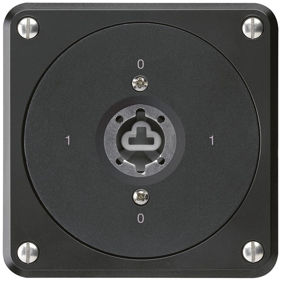Interrupteur à clé ENC robusto sans clapet sans cylindre 0/1P noir p.combinaison