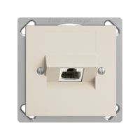 EB-Dose 1×RJ45/u 4P ITplus EDIZIOdue crema