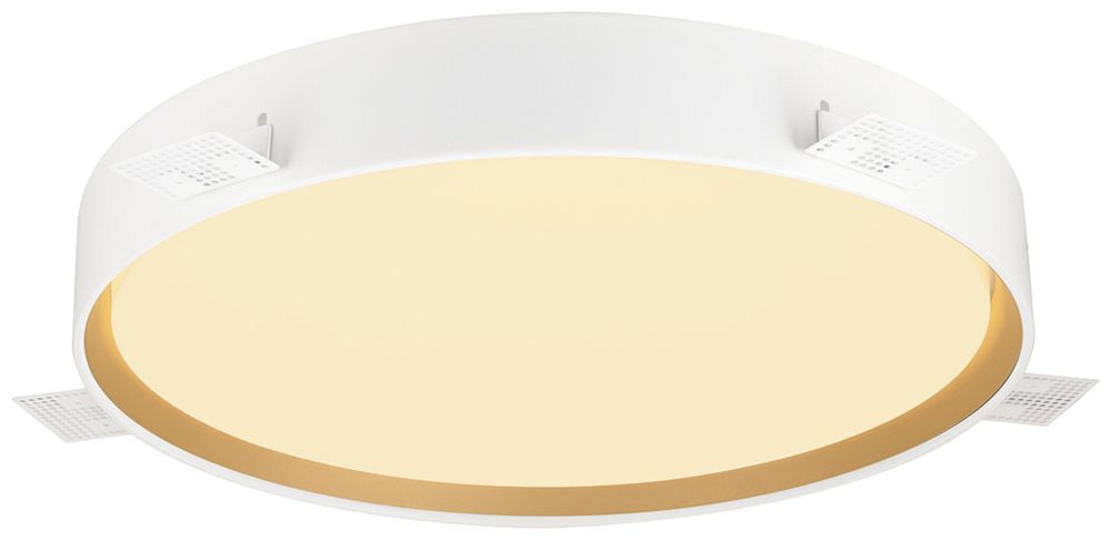 Cadre d'encastrement SLV DECONA aluminium Ø433×75mm blanc