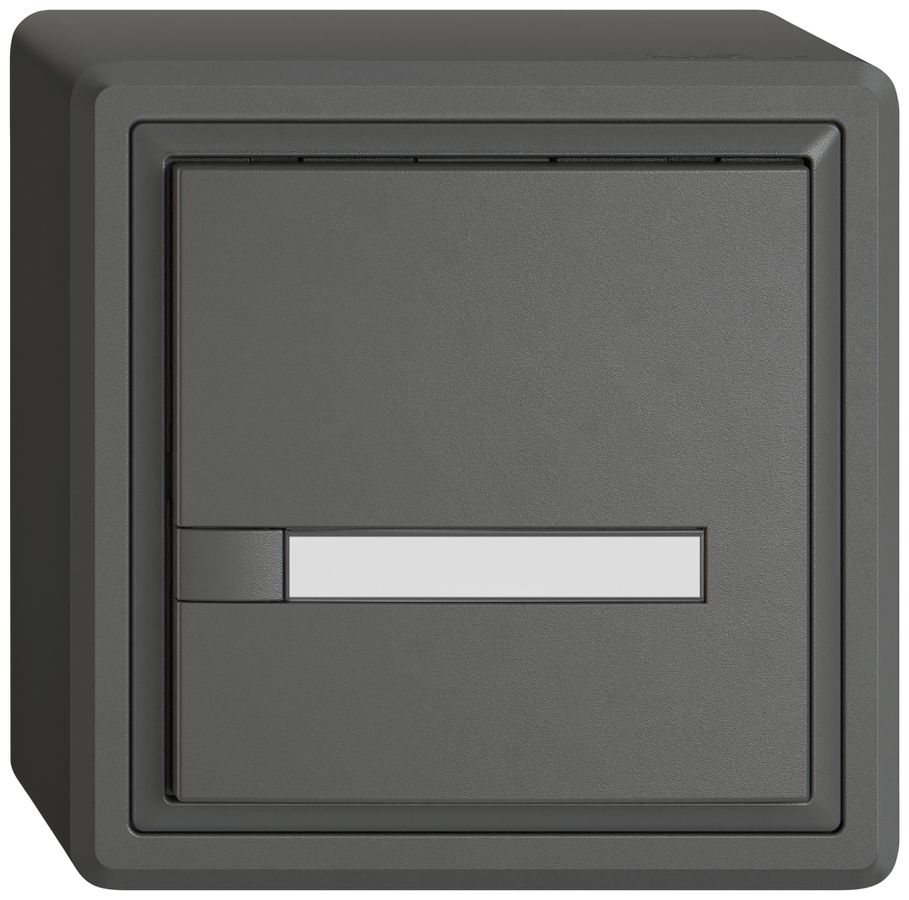 AP-Universaltaster EDIZIO.liv UNI SNAPFIX® 12…48V o.LED 1× 1-Tbed.Pap.dgu