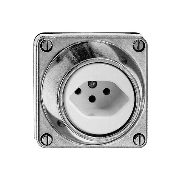 EB-Steckdose feucht T13 Al natur FH