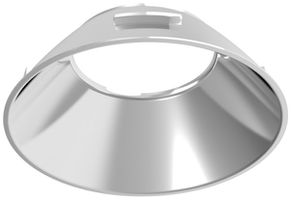 Reflektor DOTLUX MULTIsnap Kunststoff sym. 60° Ø80mm chrom strukturiert