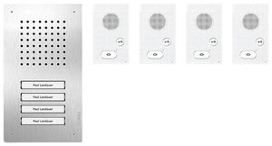 UP-Audio-Set Siedle, Bus-System Classic, 4 Ruftasten