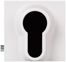 UP-Schlüsselschwenktaster MOS weiss 0<-1 ohne Zylinder