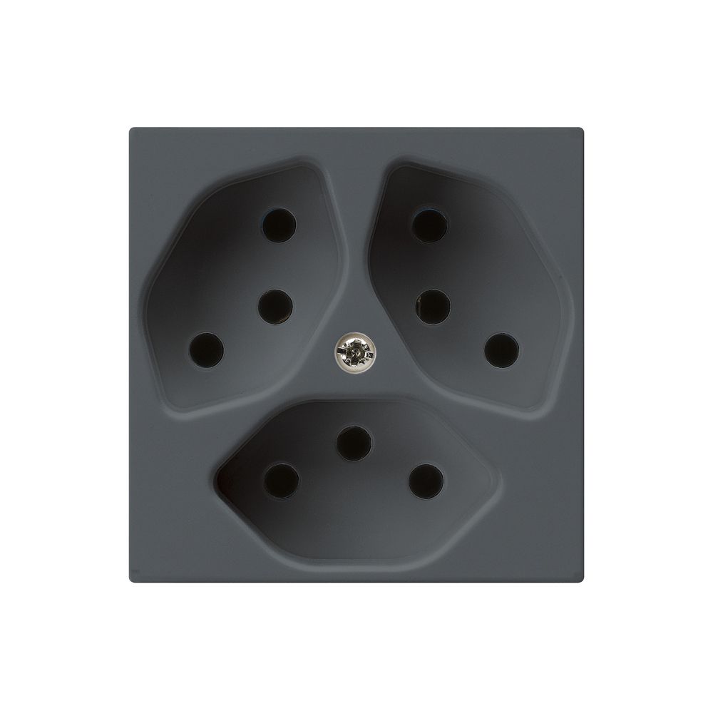 Prise ENC kallysto 3×T13 anthracite