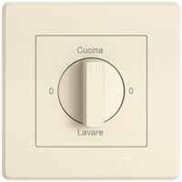 Kit di montaggio INC EDIZIO.liv SNAPFIX® p.interr.rot.manop.0-Cuc-0-Lav.cr