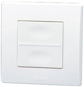 AP-RF-Wandsender Yokis TLM2T45P, 2 Tasten 2.4GHz 250m