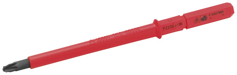 Lame interchangeable CIMCO VDE 1000V PZ FL 2×100mm pour dynamométrique