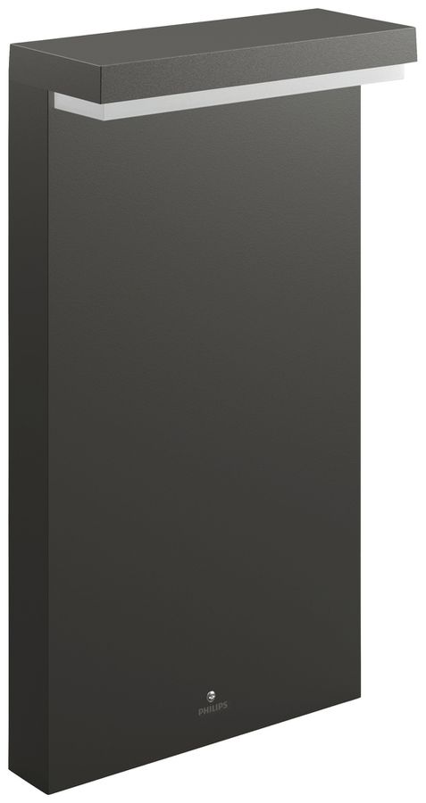 LED-Wegeleuchte Philips Bustan 3.8W 800lm 827 IP44 220×90mm×400mm anthrazit