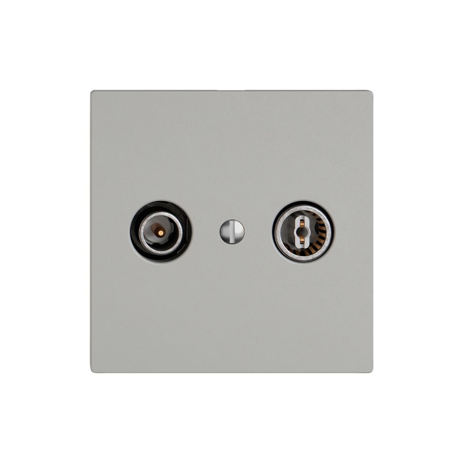 Prise antenne TV-R EDIZIO.liv SNAPFIX® prise de passage 23dB grc