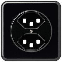 UP-Frontset basico 2×Typ 23 schwarz 86×86mm