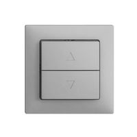 Frontset EDIZIOdue F silver für Storentaster/-schalter
