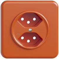 UP-Frontset STANDARDdue 2×T13 1×getrennt, 90×90mm, orange