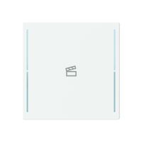 Tasterabdeckung ABB SIDUS touch 1-fach "Taster-Szene" weiss