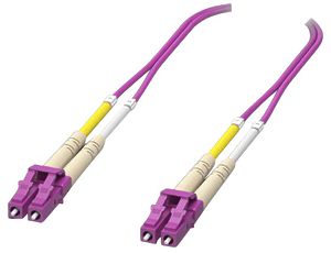 Cavo patch FO Phoenix Contact FOC-LC:PA-LC:PA-OM4:D01/3 rosa