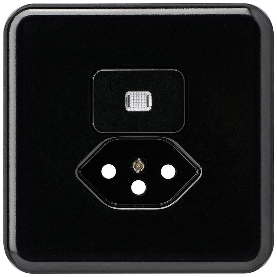 Kit frontale INC basico 86×86 nero lente protezione bambini per S3/T13 per BOMI