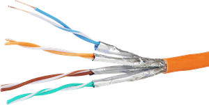 Datenkabel Dätwyler CU 7702 4P S/FTP, Kat.7A LS0H Dca orange