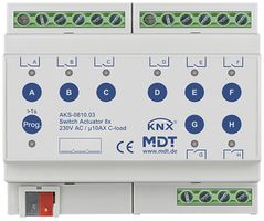 REG-Schaltaktor KNX MDT AKS-0810.03 8-Kan 10A 230VAC 6TE